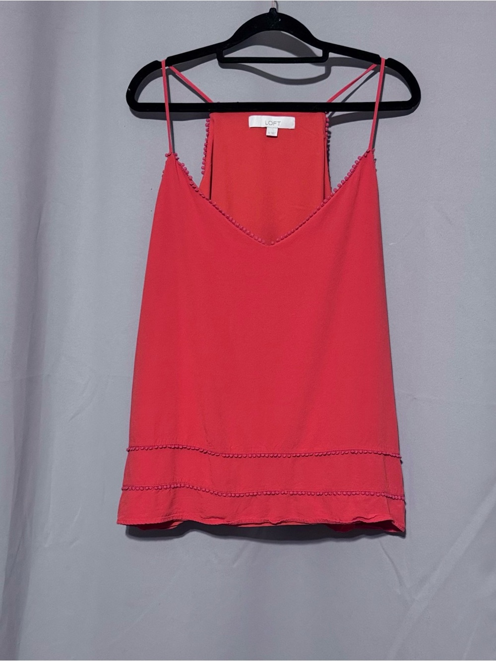 LOFT Spaghetti Strap Camisole Tank Top Orange